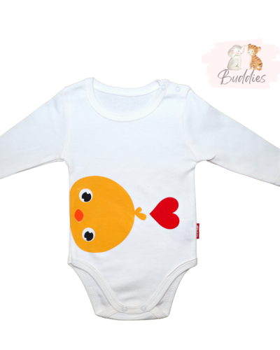 Боди с дълъг ръкав „My sweet little duck“