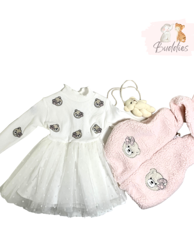 Комплект от 3 части „Pretty baby bear“