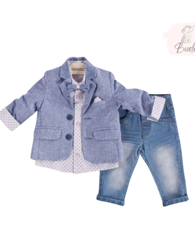 Официален комплект от 4 части „Baby boss“ blue