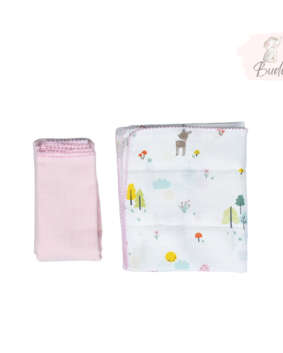 Комплект от 2 пелени „Baby pink“