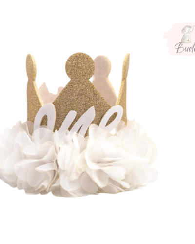 Коронка „Birthday queen“ white